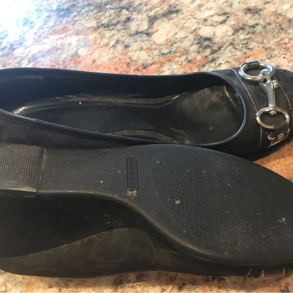 Authentic Coach C Monogram Platforms With Silver … - image 4